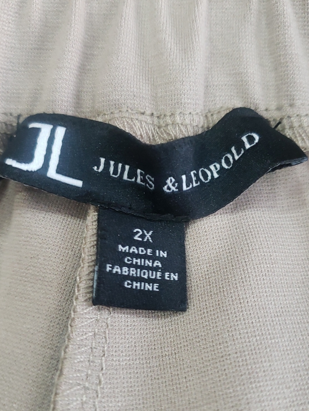 Jules & Leopold Women Light Beige Drawstring Pull-on Trouser Pants - Picture 7 of 15